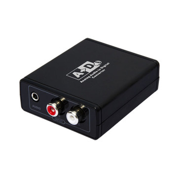 Analog to Digital Audio Converter - RCA or 3.5mm to Optical or Coax