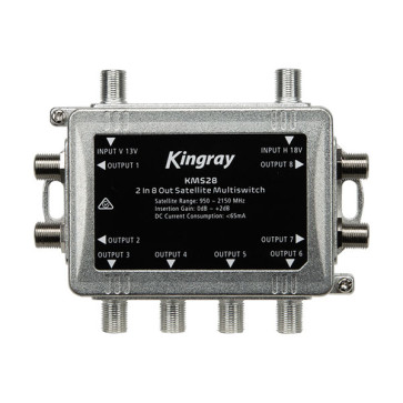Kingray 2 in 8 Out Satellite Multiswitch KMS28
