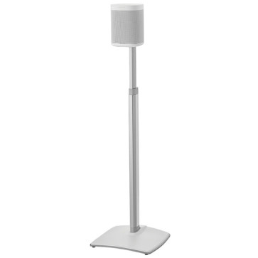 Sanus Adjustable Height Wireless Speaker Stands designed for SONOS ONE, Play:1, and Play:3 White WSSA1-W1