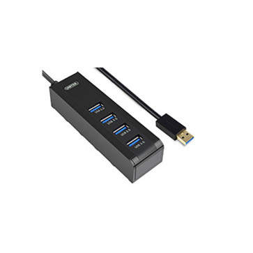 Unitek USB 3.0 SuperSpeed 4 Port Portable Hub - Host Powered 