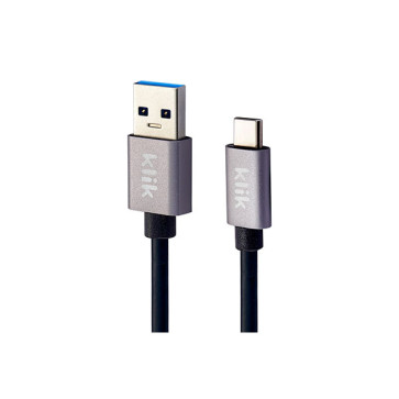 Klik USB-A Male to USB-C Male USB 3.0 Cable 1.2m KAC12BK