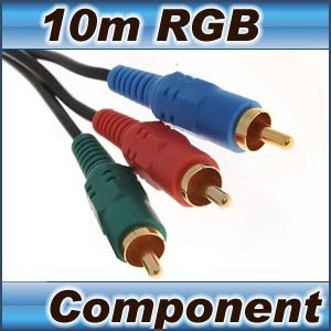 Component Video Cable RGB 3 RCA to 3 RCA 10m