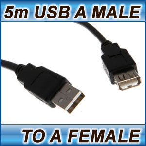 5m USB Extension Cable 3.0 Standard Type A Male to Type A Female Cord Lead