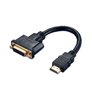 HDMI Male to DVI-D Single Link Female Adapter 20cm HDMI-DVI-AD