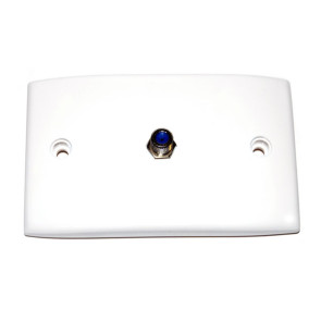Hills Single F Type Wall Plate BC86818HR