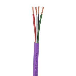 Kordz One Speaker Cable 16awg 4 Core Purple 152m