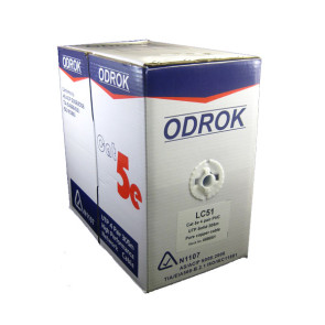 Odrok LC53 CAT5E LAN Cable Yellow 305m Pull Pack