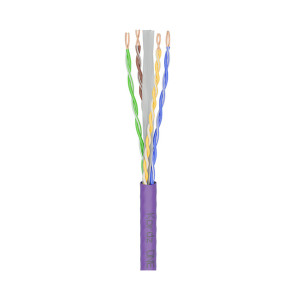 Kordz One Solid CAT6 U/UTP 24awg Cable Purple 305m
