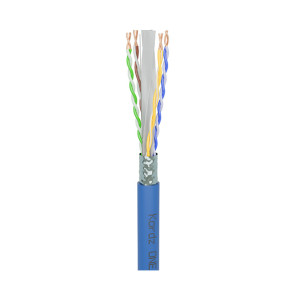 Kordz One Solid CAT6A F/UTP 24awg Cable Blue 152m