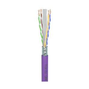 Kordz One Solid CAT6A F/UTP 24awg Cable Purple pm