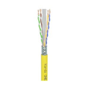 Kordz One Solid CAT6A F/UTP 24awg Cable White 152m