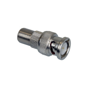 BNC Male to F Type Female Adapter - 50 Pack