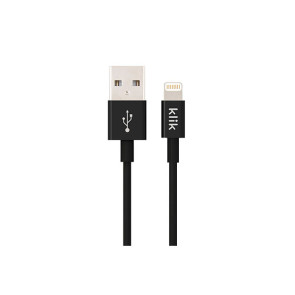 Klik Apple Lightning to USB Sync/Charge Cable 1.2m Black KL12BK