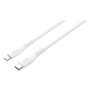Klik Apple Lightning MFi to USB-C Sync/Charge Cable 1.2m White KCLN25WH