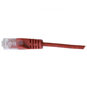 Hypertec CAT6 Slim Patch Lead 28awg Red 0.3m