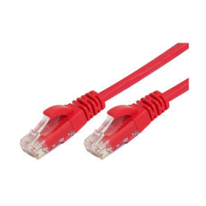 Comsol CAT6 UTP Crossover Patch Lead Red 5m