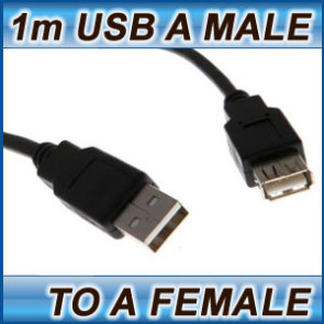 1m USB Extension Cable 3.0 Standard Type A Male to Type A Female Cord Lead